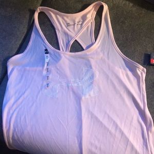 Under Armour sz L pink tank